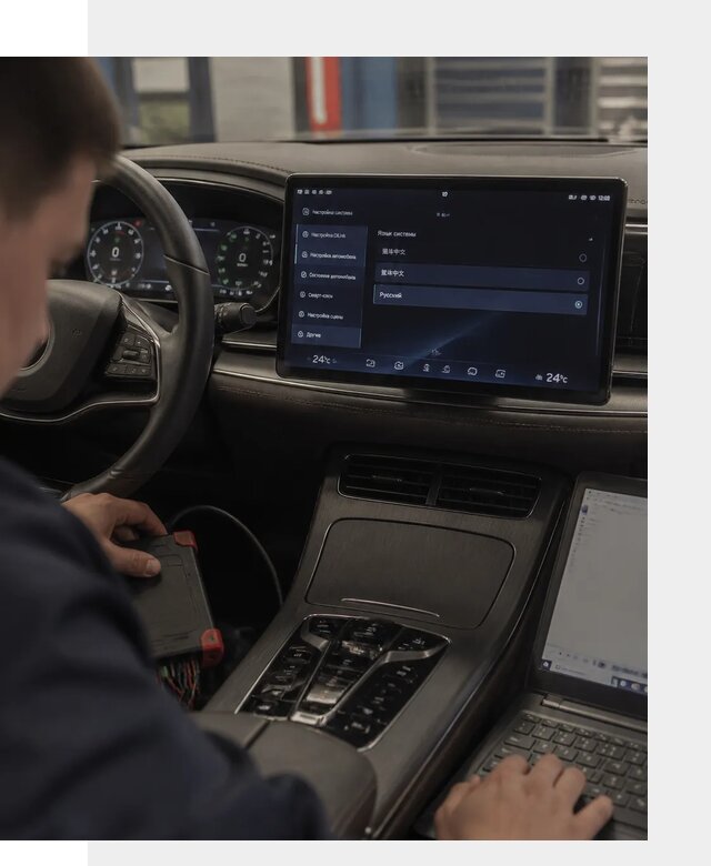 Русификация автомобиля BYD HAN для эксплуатации в Ленинске-Кузнецком